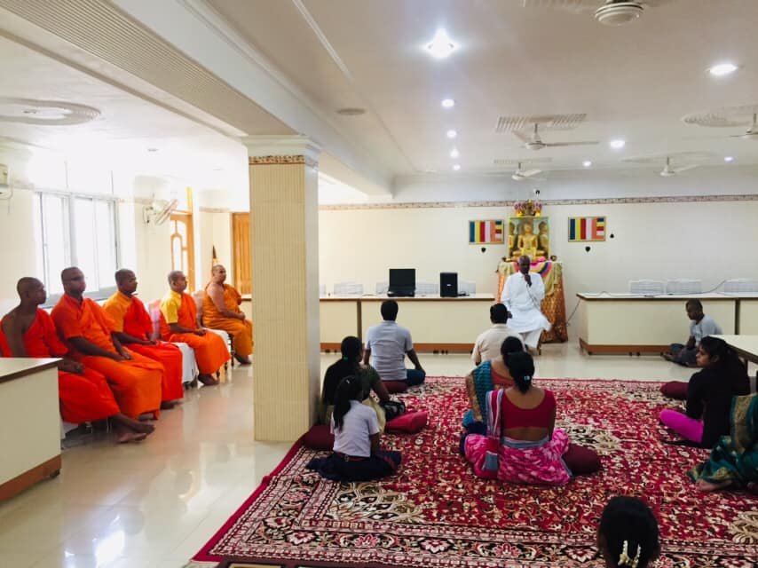 Yoga class activity